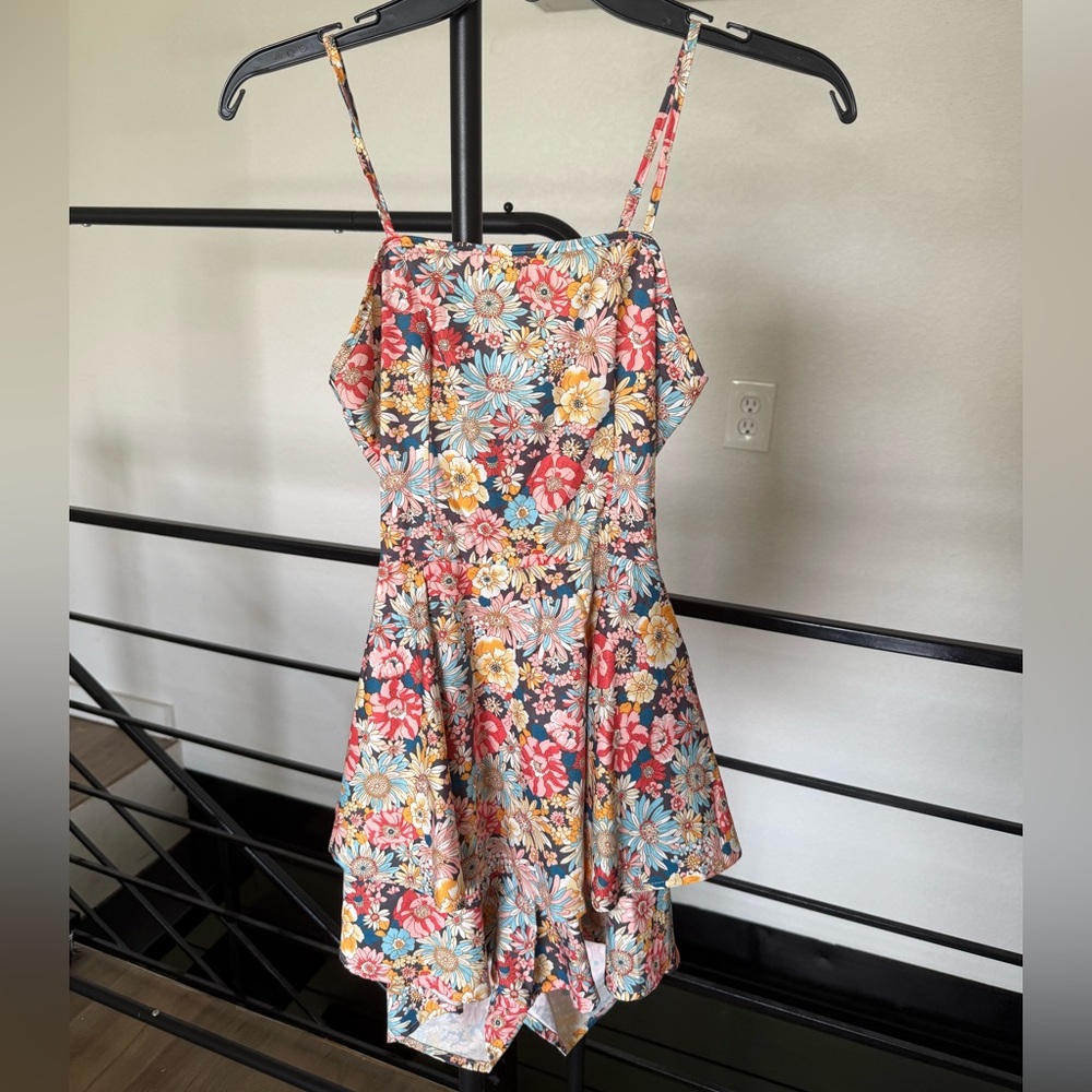 SHEIN Floral Spaghetti Strap Sundress